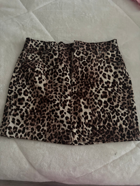 Leopard Mini skirt
