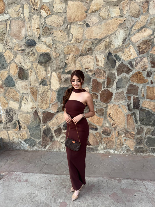 Brown Maxi dress